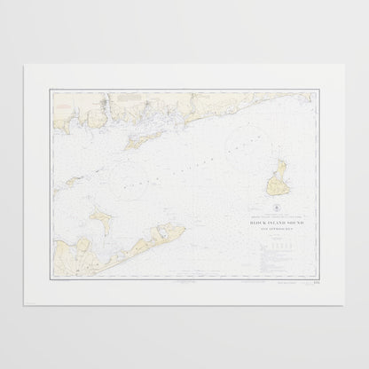 Block Island Sound and Approaches 1934 - L (60x80 cm / 24x32″) Print Only