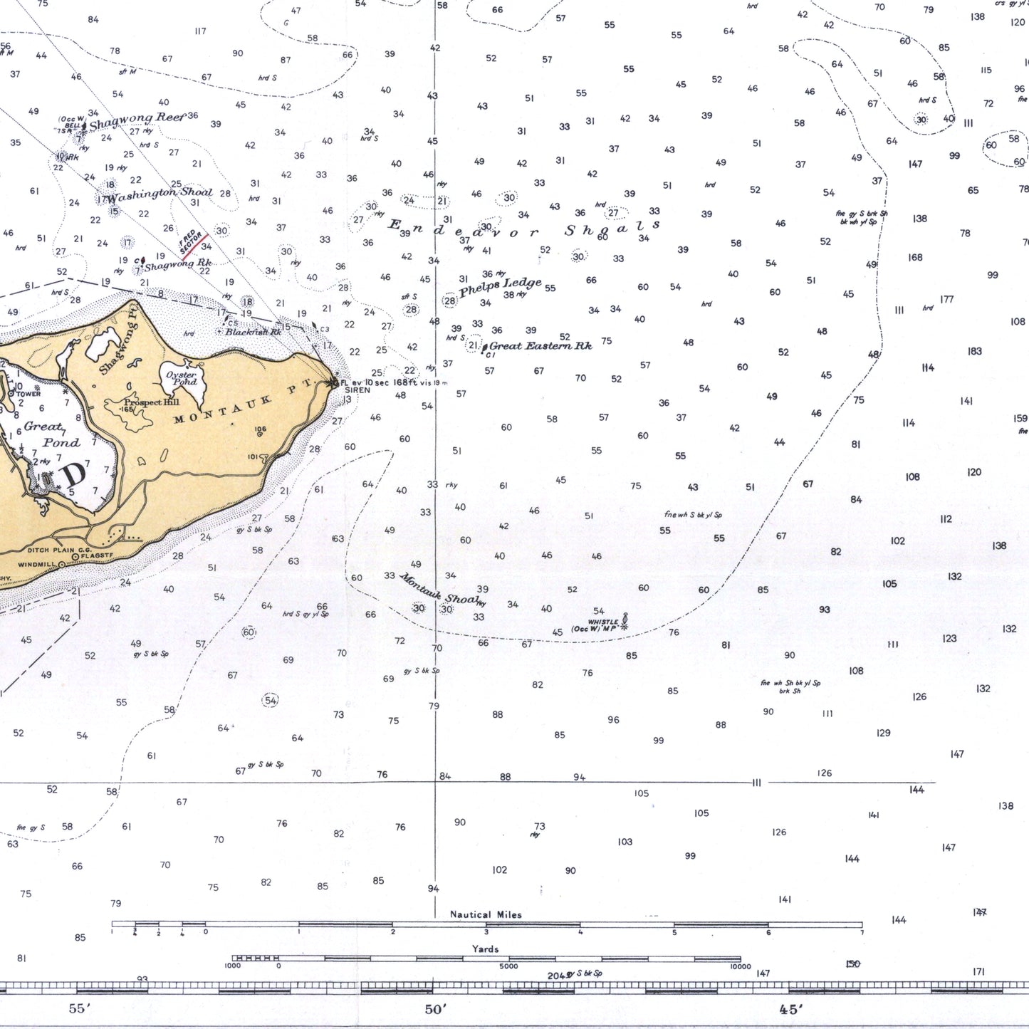 Block Island Sound and Approaches 1934