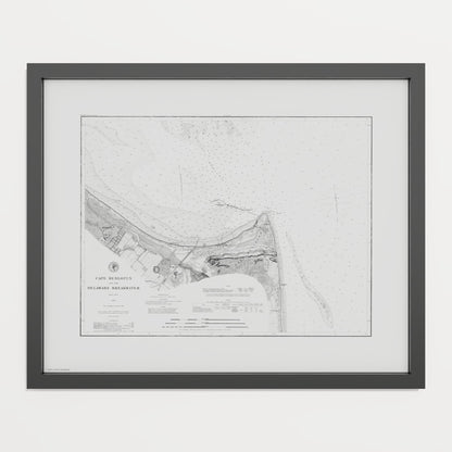 Cape Henlopen & the Delaware Breakwater 1883 - undefined Print Only