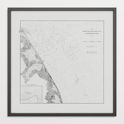 Cape Henlopen to Fenwicks Island 1880