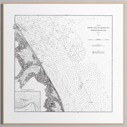 Cape Henlopen to Fenwicks Island 1880