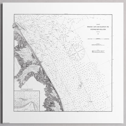Cape Henlopen to Fenwicks Island 1880