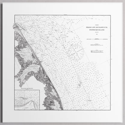 Cape Henlopen to Fenwicks Island 1880