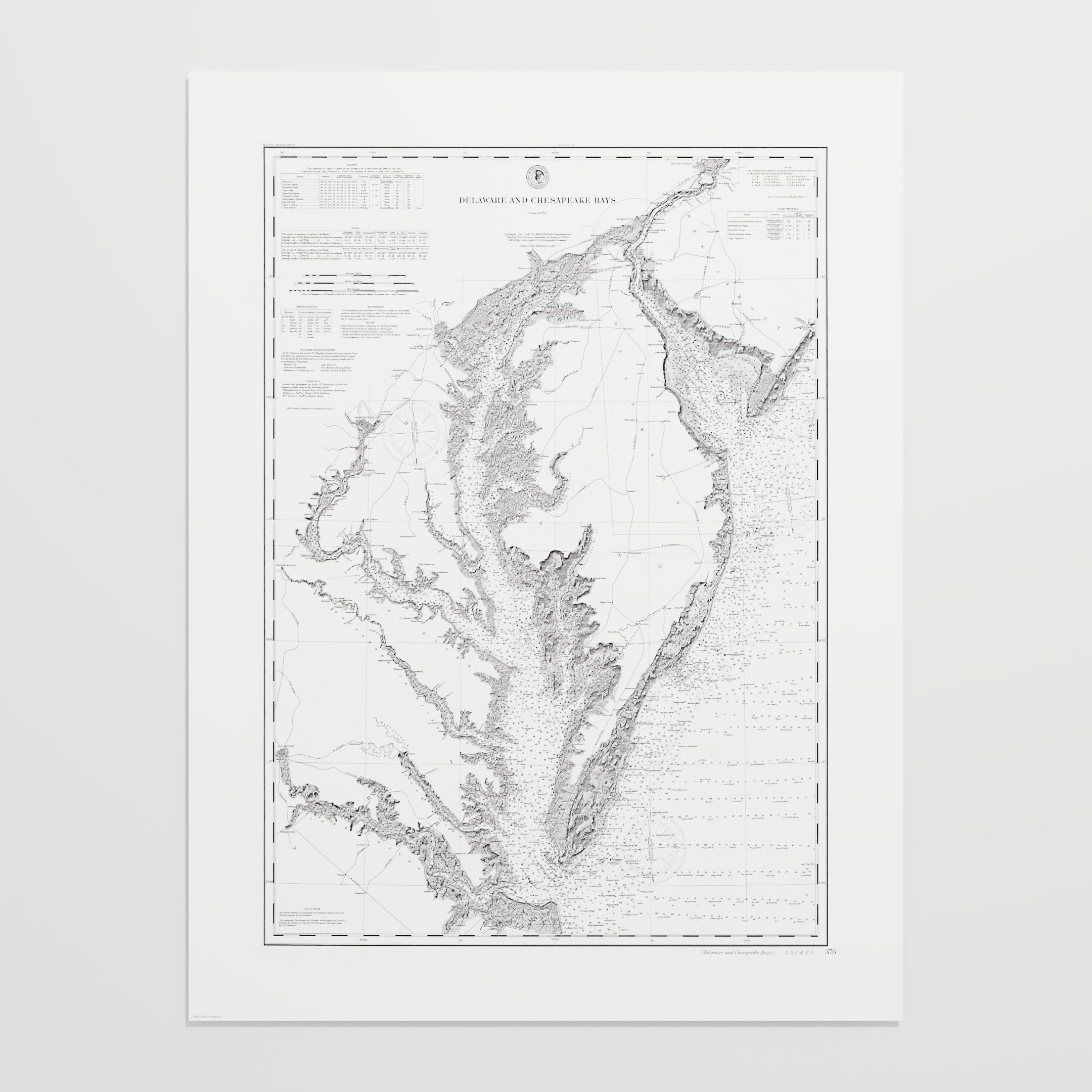 Delaware and Chesapeake Bays 1892