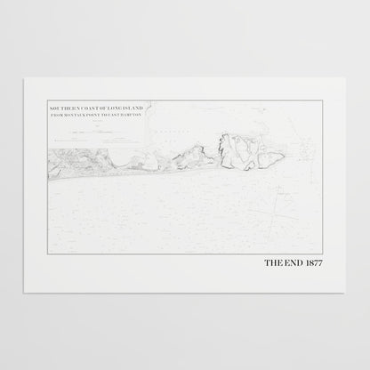 Southern Coast of Long Island From Montaukpoint to East Hampton 1877 - L (60x90 cm / 24x36″) Print Only