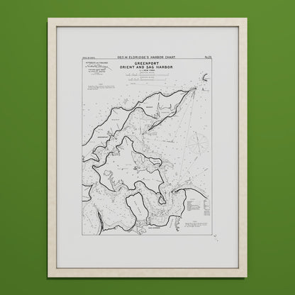 Greenport Orient and Sag Harbor 1908 - undefined Print Only