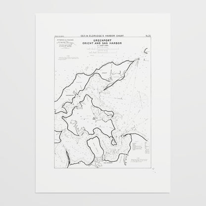 Greenport Orient and Sag Harbor 1908 - undefined Print Only