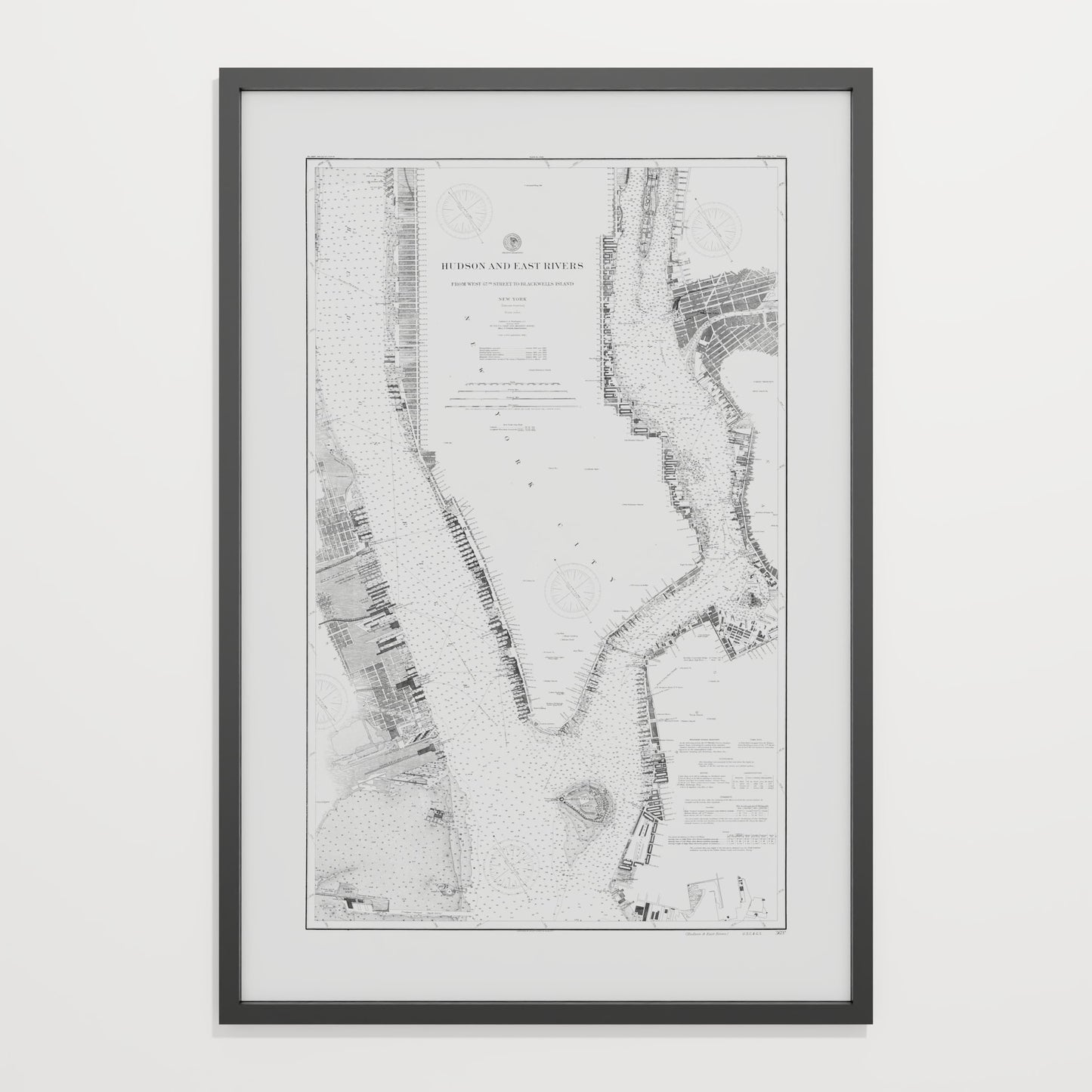 Hudson and East Rivers 1900 - undefined Print Only