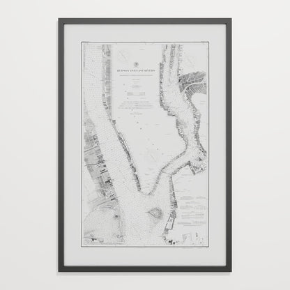 Hudson and East Rivers 1900 - undefined Print Only