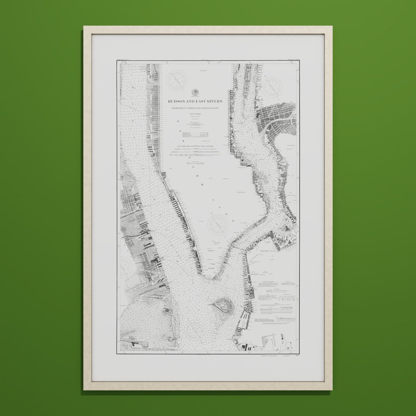 Hudson and East Rivers 1900 - undefined Print Only