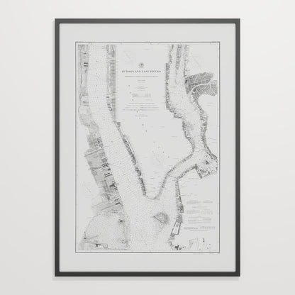 Hudson and East Rivers 1900 - undefined Print Only