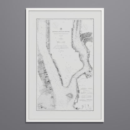 Hudson and East Rivers 1900 - undefined Print Only
