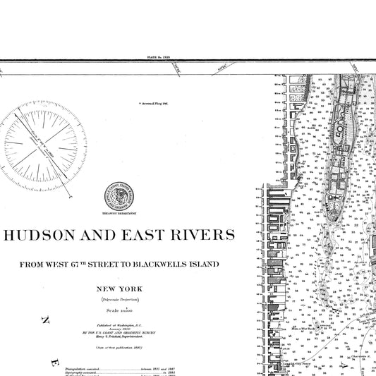 Hudson and East Rivers 1900