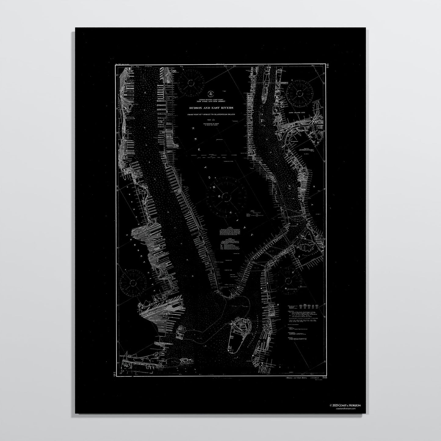 Hudson and East Rivers 1941 - M (45x60 cm / 18x24″) Print Only