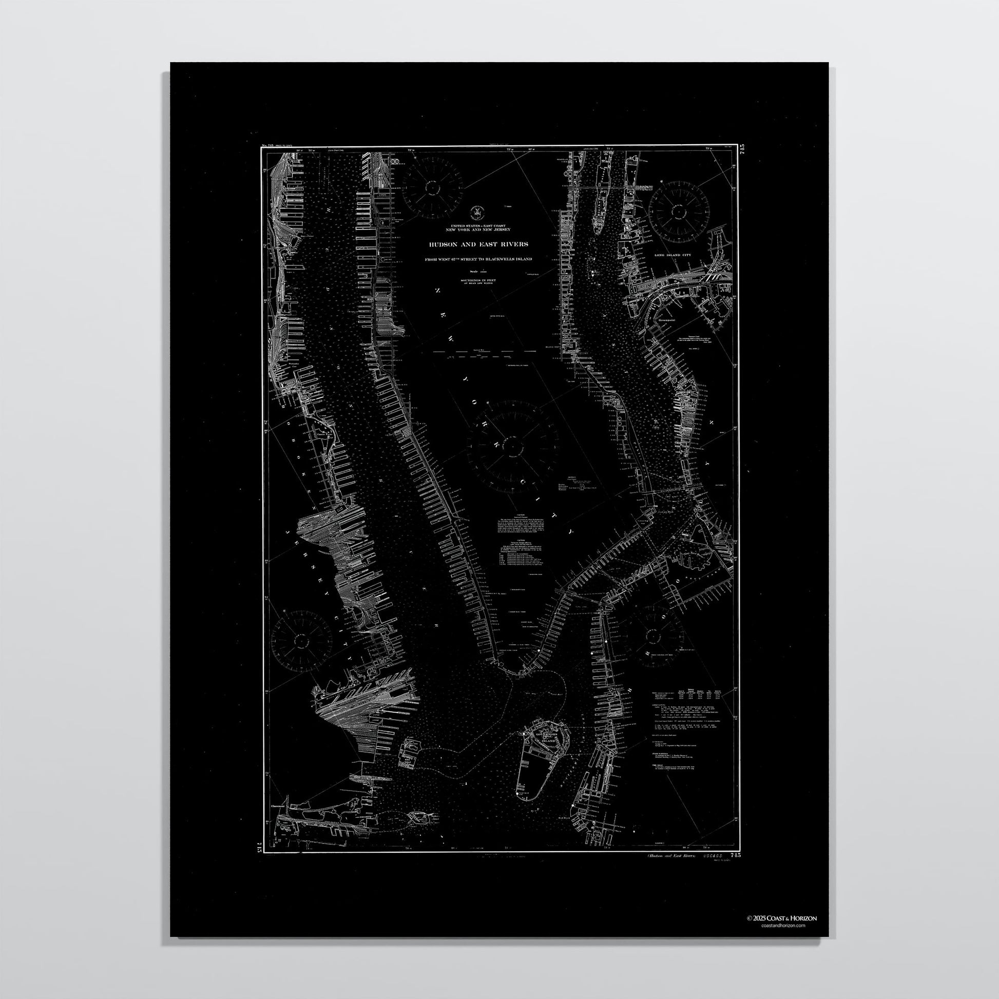 Hudson and East Rivers 1941 - M (45x60 cm / 18x24″) Print Only