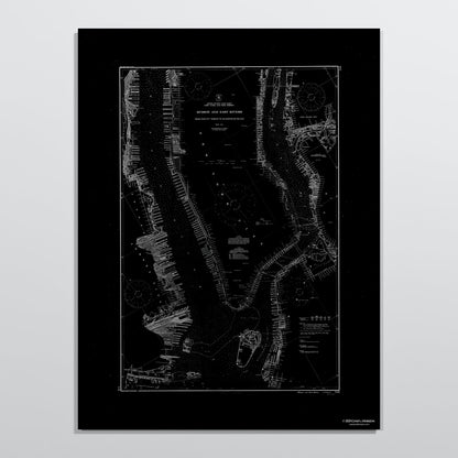 Hudson and East Rivers 1941 - M (45x60 cm / 18x24″) Print Only