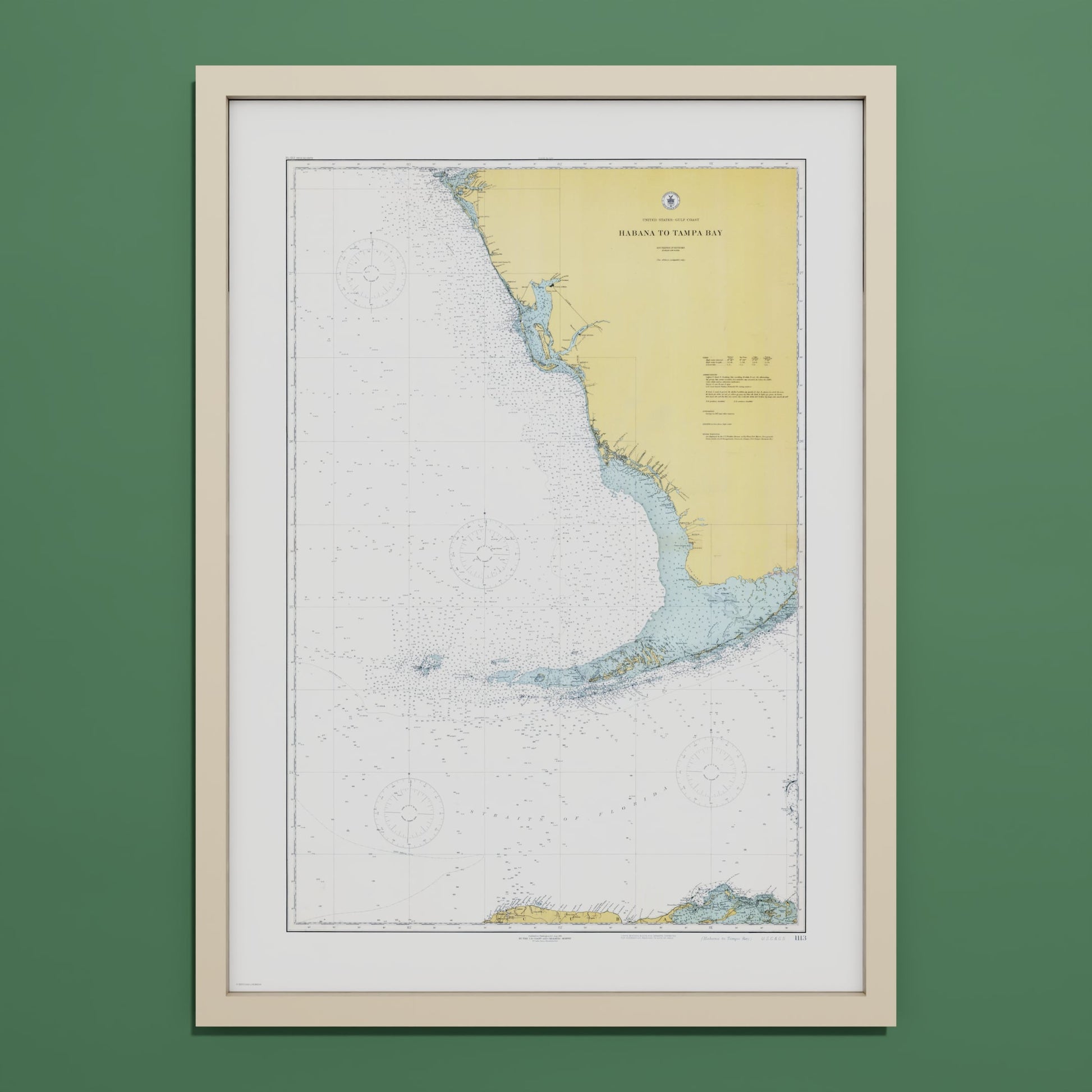 Habana to Tampa Bay 1916 - undefined Print Only