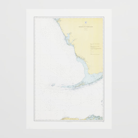 Habana to Tampa Bay 1916 - M (A2 (42 x 59.4 cm)) Print Only