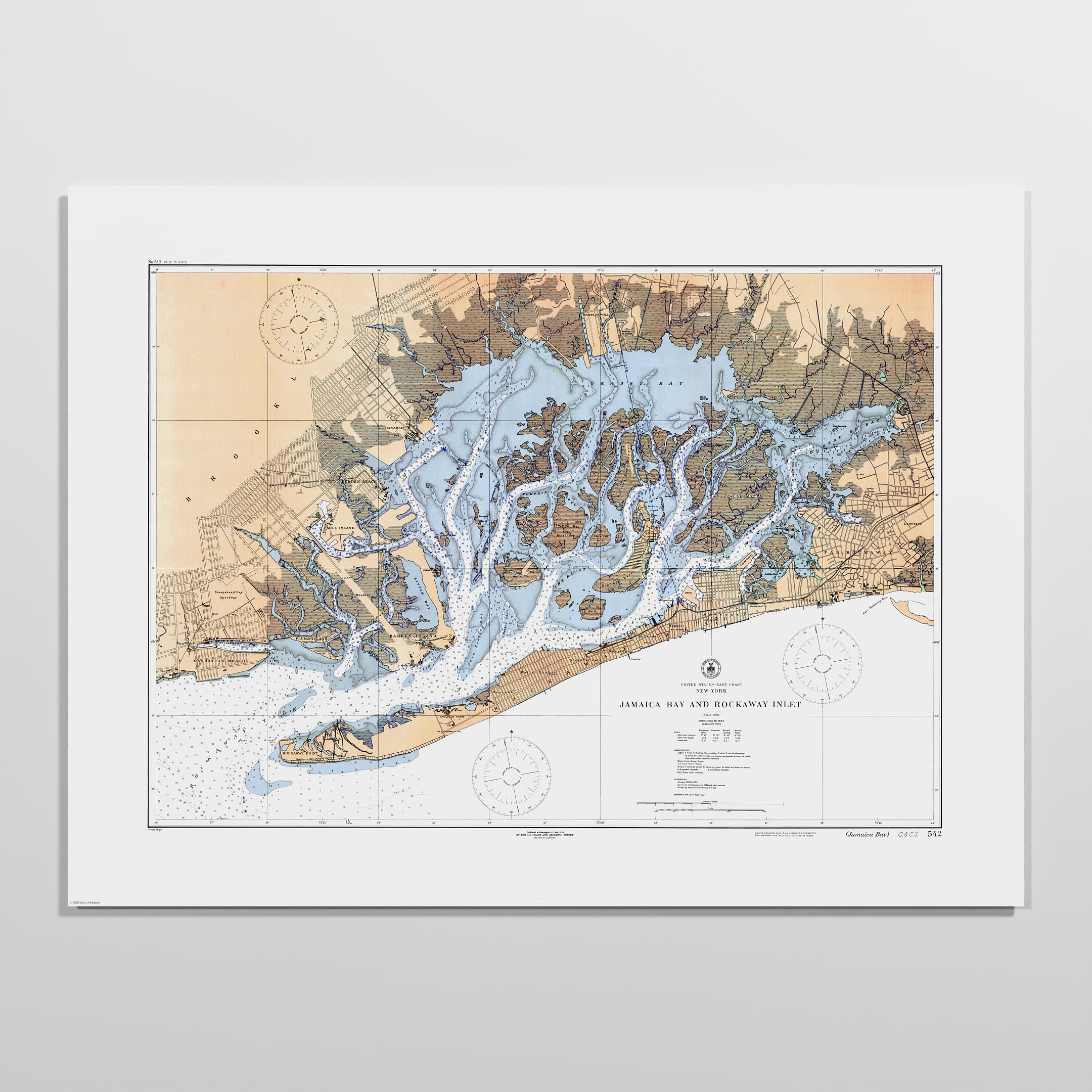 Jamaica Bay And Rockaway Inlet 1924