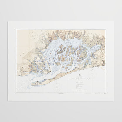 Jamaica Bay And Rockaway Inlet 1924 - XL (75x100 cm / 30x40″) Print Only