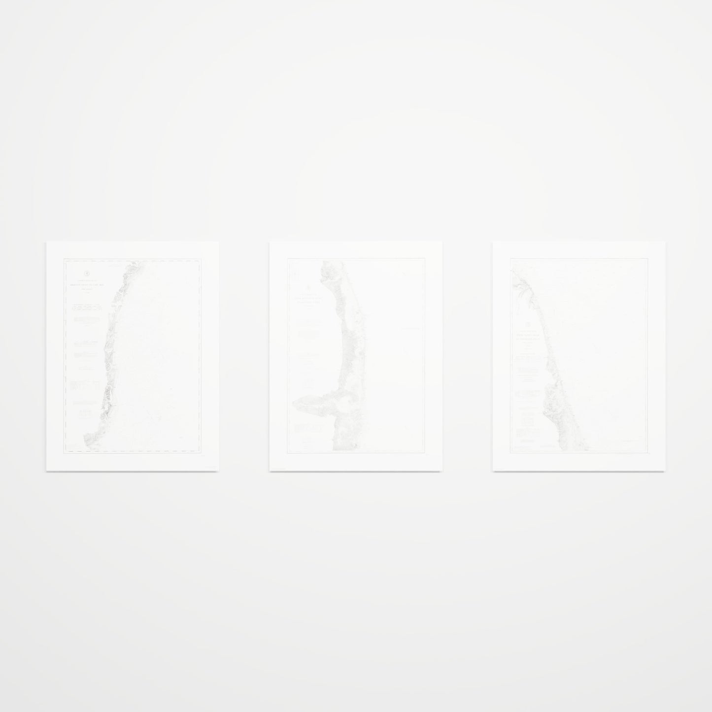 Jersey Shore Triptych - 18" × 24" Print Only