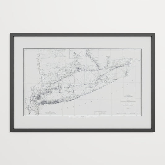Long Island Sound Triangulation 1881