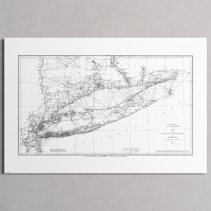 Long Island Sound Triangulation 1881