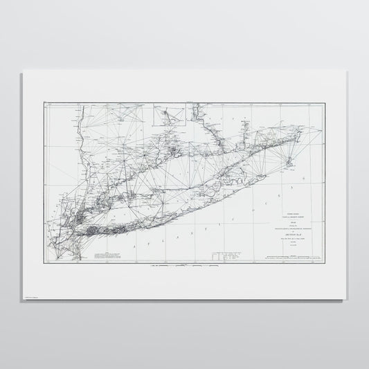Long Island Sound Triangulation 1881