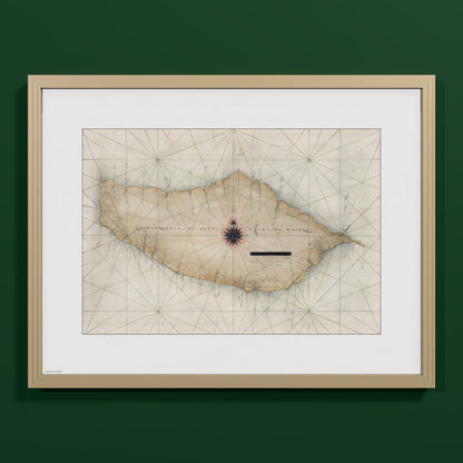 Madeira 1600 - M (45x60 cm / 18x24″) Natural Frame