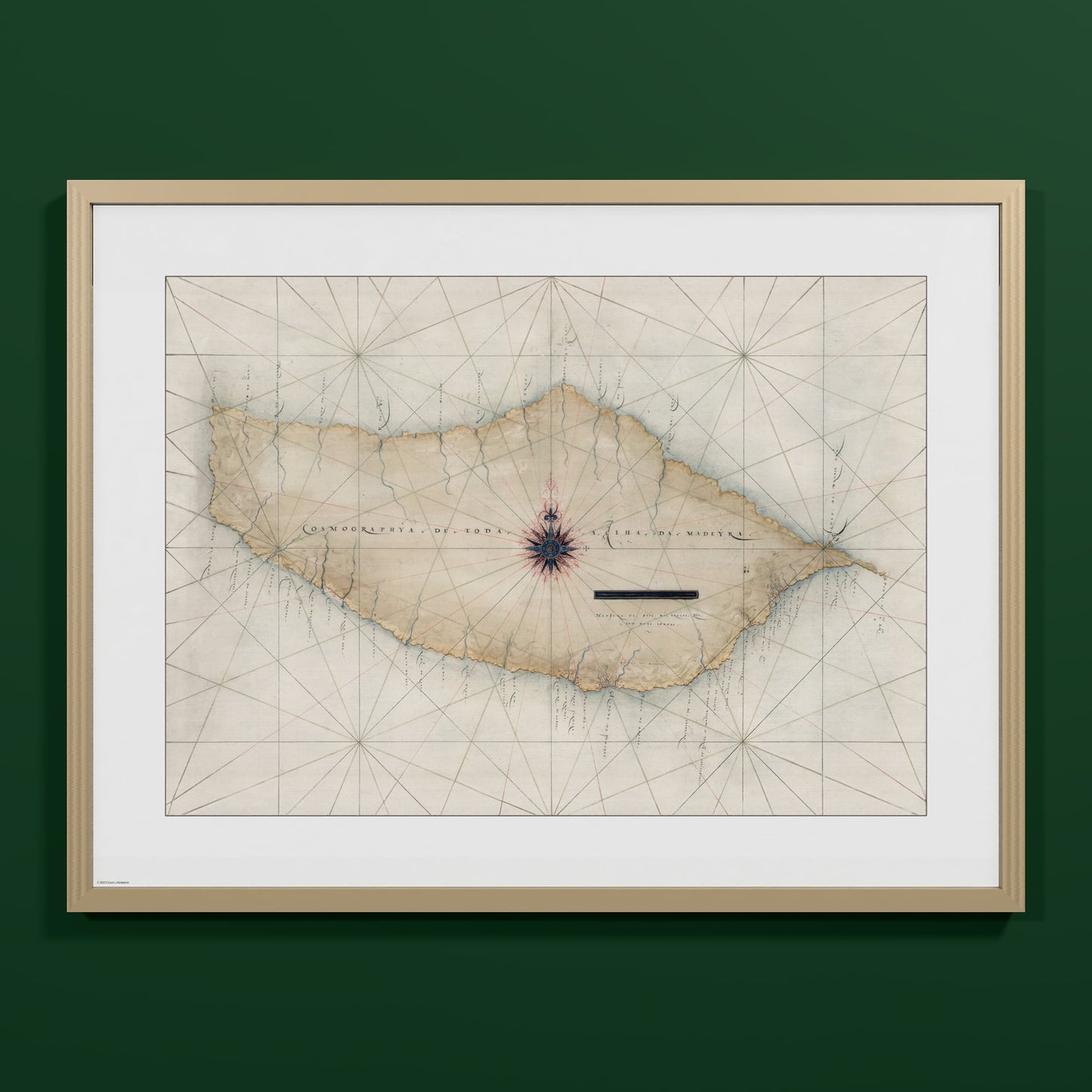 Madeira 1600 - L (60x80 cm / 24x32″) Natural Frame