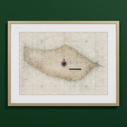 Madeira 1600 - L (60x80 cm / 24x32″) Natural Frame