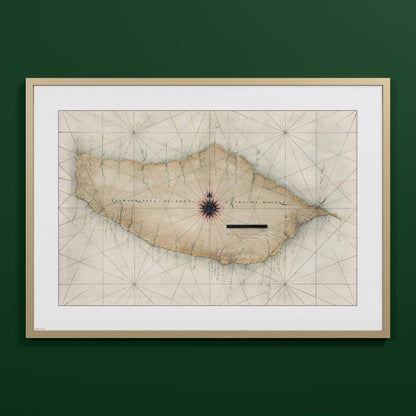 Madeira 1600 - XL (70x100 cm / 28x40″) Natural Frame
