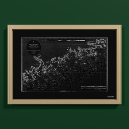 Nova Scotia 1857 - S (30x45 cm / 12x18″) Natural Frame