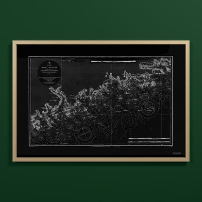 Nova Scotia 1857 - L (60x90 cm / 24x36″) Natural Frame