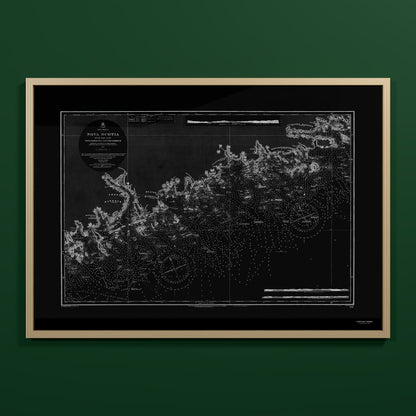 Nova Scotia 1857 - XL (70x100 cm / 28x40″) Natural Frame
