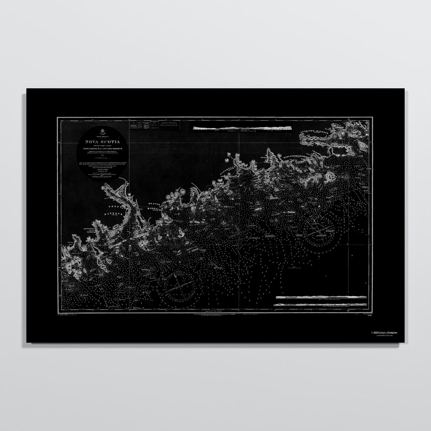 Nova Scotia 1857 - S (30x45 cm / 12x18″) Print Only