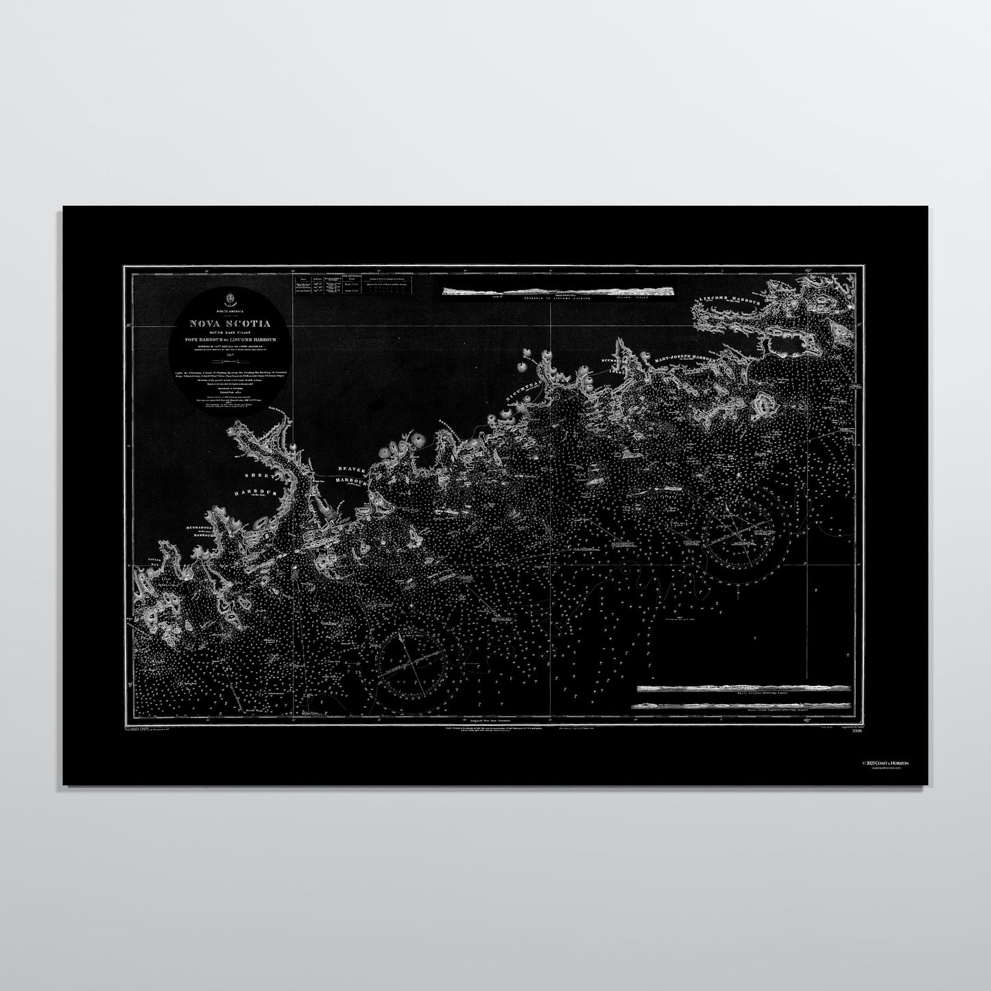 Nova Scotia 1857 - L (60x90 cm / 24x36″) Print Only
