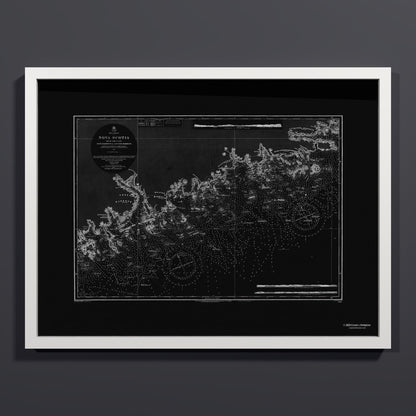 Nova Scotia 1857 - M (45x60 cm / 18x24″) White Frame