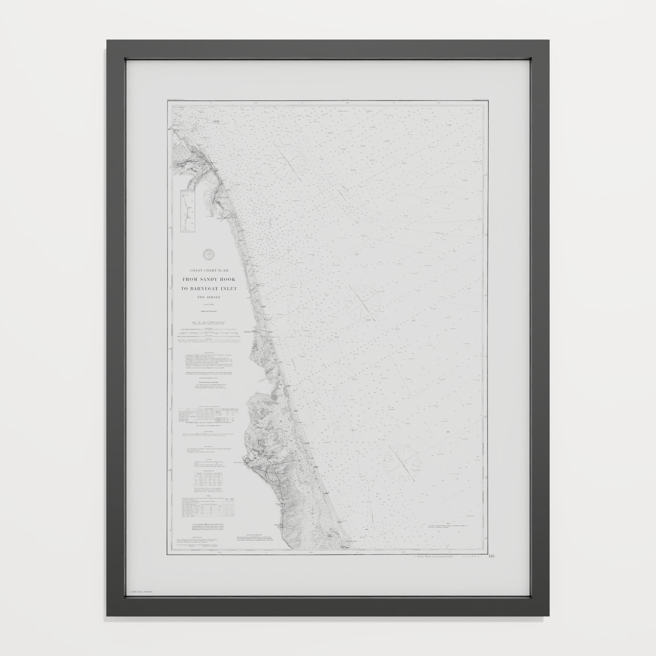 Sandy Hook To Barnegat Inlet 1886
