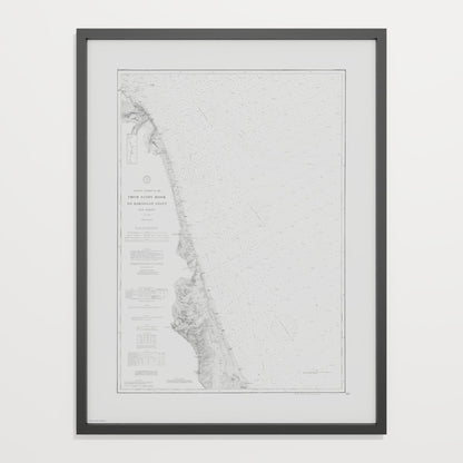 Sandy Hook To Barnegat Inlet 1886 - undefined Print Only