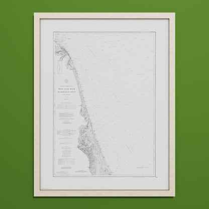 Sandy Hook To Barnegat Inlet 1886 - undefined Print Only