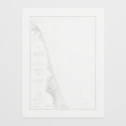 Sandy Hook To Barnegat Inlet 1886 - undefined Print Only
