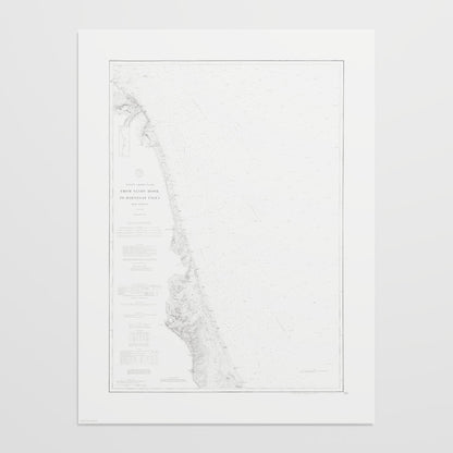 Sandy Hook To Barnegat Inlet 1886 - undefined Print Only