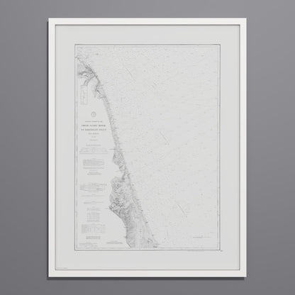 Sandy Hook To Barnegat Inlet 1886 - undefined Print Only