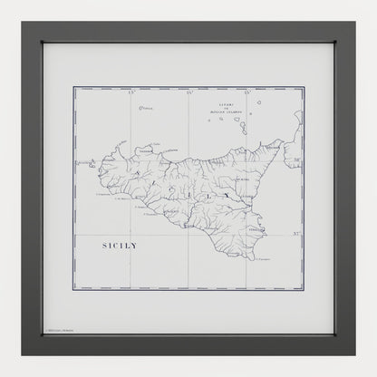 Sicily 1880 - undefined Print Only