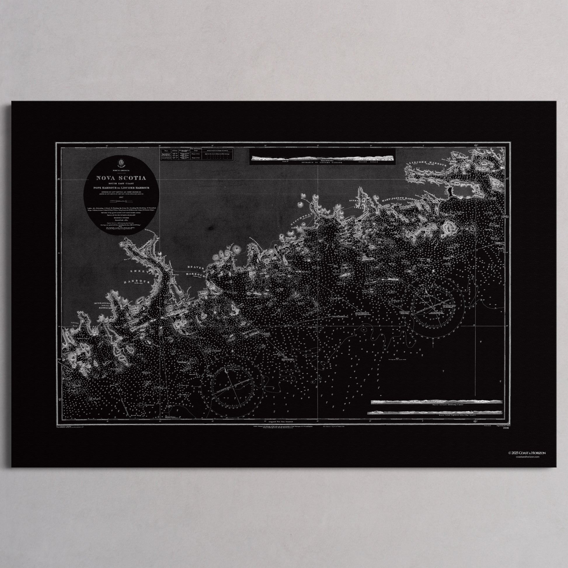 Nova Scotia 1857 - S (30x45 cm / 12x18″) Print Only