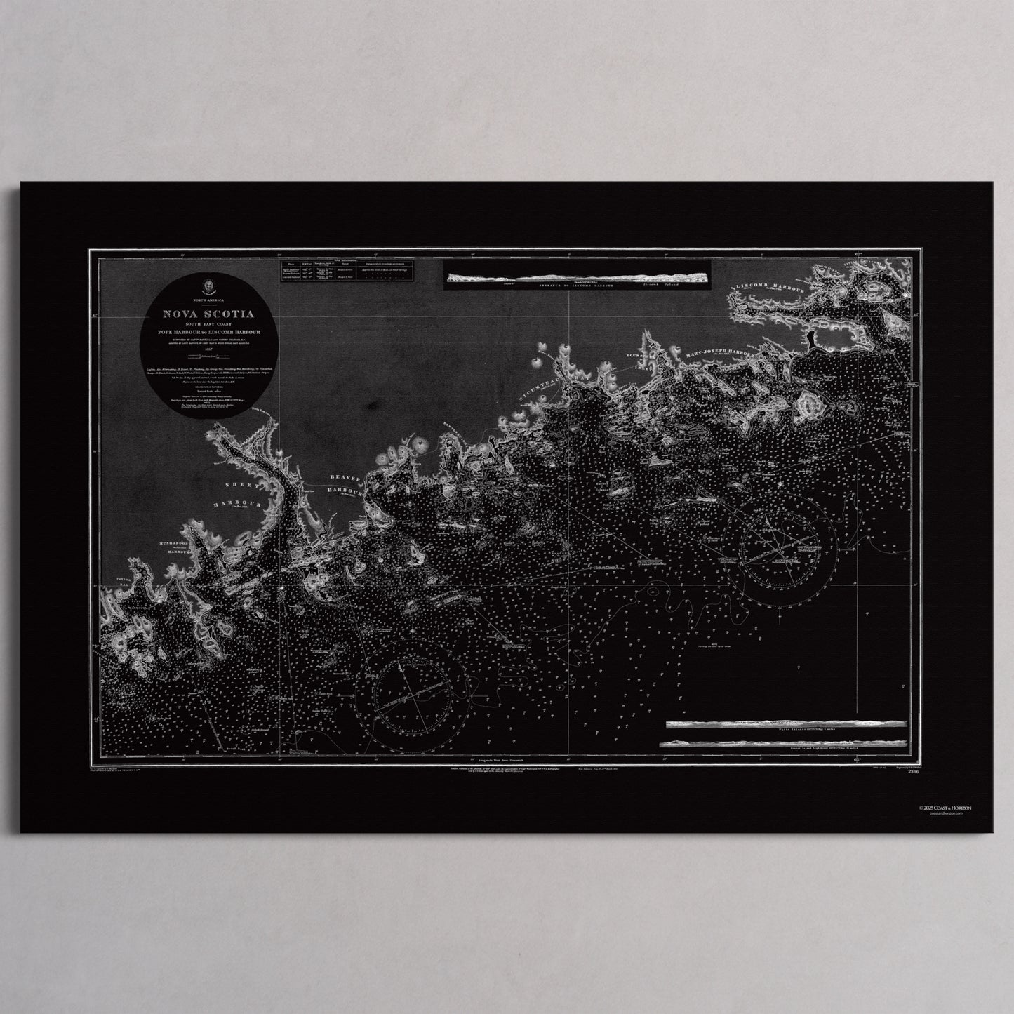 Nova Scotia 1857 - L (60x90 cm / 24x36″) Print Only