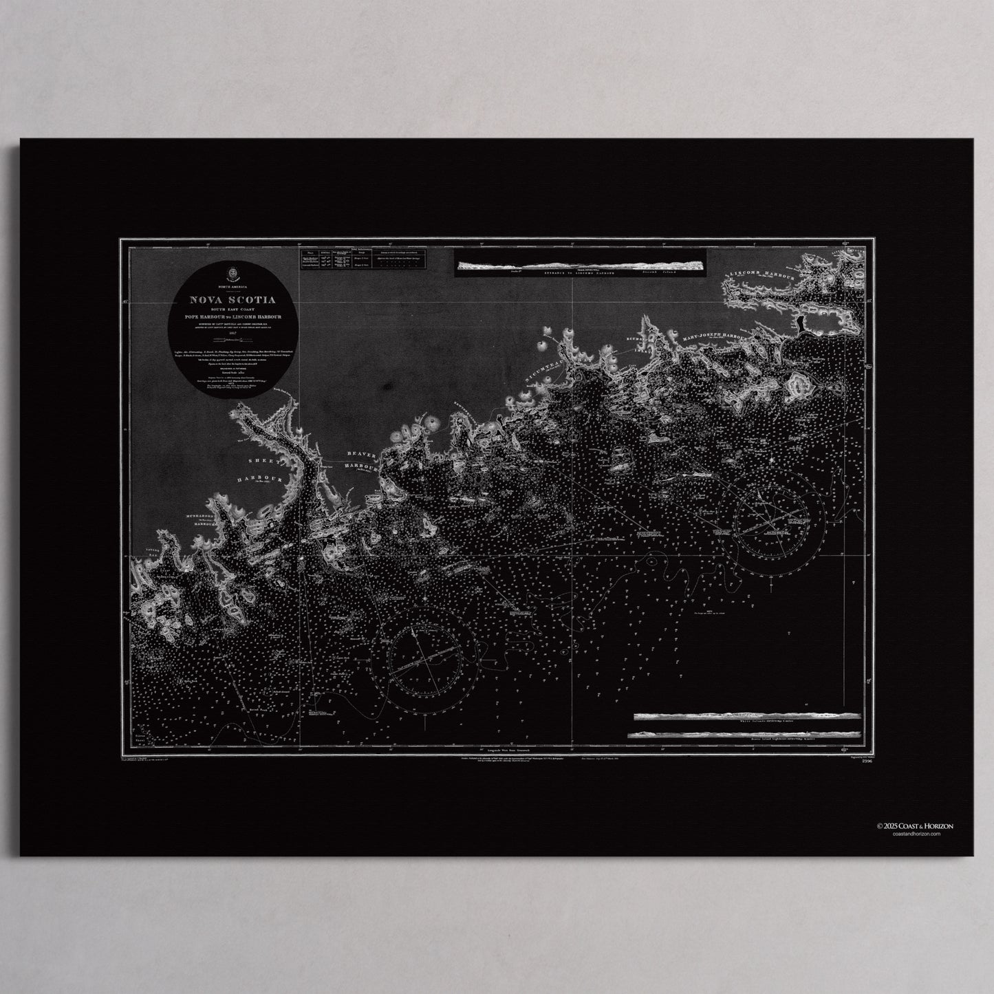 Nova Scotia 1857 - M (45x60 cm / 18x24″) Print Only