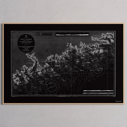 Nova Scotia 1857 - L (60x90 cm / 24x36″) Natural Frame