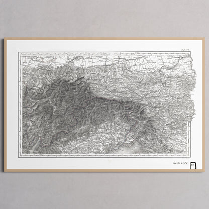 Alpi Italiano EST - L (60x90 cm / 24x36″) Natural Frame